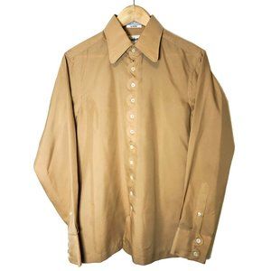 Vintage Desert Color Morrie Geyer Palm Springs Dress Shirt Size Medium